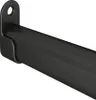 Kleiderstange Schwarz Garderobenstange oval 30x15mm Produktbild-Vorschau 2