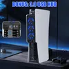 PS5 Kühlsystem mit 3 Lüftern und blauer LED Beleuchtung Produktbild-Vorschau 5