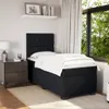 Boxspringbett mit Matratze Schwarz 90x190 cm Samt Produktbild-Vorschau 3