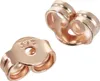 1 Paar 375 9 Karat Rotgold 3,0mm Gegenstecker Butterfly Produktbild-Vorschau 1