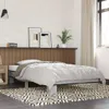 Bettgestell Grau Sonoma 100x200 cm Holzwerkstoff und Metall Produktbild-Vorschau 2