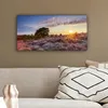 MuchoWow® - Leinwandbilder - Heide bei Sonnenuntergang, Produktbild-Vorschau 5