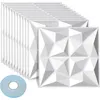12 Stück 3D Paneele Wandpaneele PVC Wanddeko – Produktbild-Vorschau 3