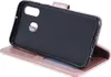 A rose gold flip case for a smartphone, shown open. Produktbild-Vorschau