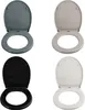 Four toilet seats in different colors arranged in a 2x2 grid against a white background. Anteprima dell’immagine prodotto