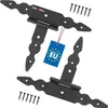 KOTARBAU® 2 St. T Scharniere schwarz L: 150 mm Kreuzgehänge Produktbild-Vorschau 1