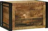 vidaXL Aufbewahrungsbox mit Speicher 80 x 50 x 50 cm Raues Produktbild-Vorschau 2