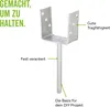 Alberts U-Pfostenträger | mit Betonanker aus Riffelstahl | Produktbild-Vorschau 2