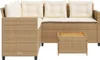vidaXL Sofa ogrodowa w kształcie litery L ze stolikiem i Podgląd zdjęcia produktu 5