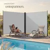 tectake® Doppel-Seitenmarkise 200 x 600 cm ausziehbar, mit Produktbild-Vorschau 8