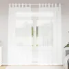 vidaXL Záclony, 2 kusy, biela, 245 x 140 cm, polyester Náhľad obrázku produktu 2