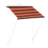 vidaXL Tenda da sole retrattile 150×150 cm arancione e Anteprima dell’immagine prodotto 7