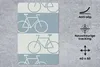MuchoWow® Mauspad Mousepad Fahrrad - Blau - Muster 40x60 cm Produktbild-Vorschau 2
