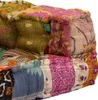 vidaXL Pouf modulare a 2 posti in tessuto patchwork Anteprima dell’immagine prodotto 6