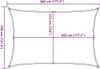 vidaXL Sonnensegel 160 g/m² Rechteckig Hellgrau 3,5x5 m Produktbild-Vorschau 8
