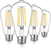 4pcs LED Glühbirne 4W E27 Filament Leuchtmittel Warmweiß Produktbild-Vorschau 1