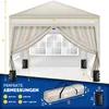 tillvex Paviljoen, 3 x 3 m, waterdicht, pop-upvouwtent, in Productafbeelding-voorbeeld 7