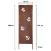 Schermo privacy in metallo - 160 cm x 50 cm - acciaio inox Anteprima dell’immagine prodotto 3