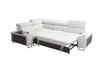 Ecksofa L-Form Eckcouch MELODIE II mit Schlaffunktion BRAUN Produktbild-Vorschau 6