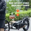 SucceBuy rimorchio per biciclette, capacità di carico di 70 Anteprima dell’immagine prodotto 2