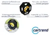 cartrend 10245: Kunststof handkabellichaal, zwart Productafbeelding-voorbeeld 5