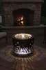 Gartenbrunnen mit LED Beleuchtung aus Metall runder Produktbild-Vorschau 6