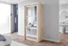 Easy4You L2 100 cm Sonoma Schiebetüren Kleiderschrank Produktbild-Vorschau 1