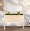 HI Hochbeet mit Abdeckung 135 L Holz Produktbild-Vorschau 4