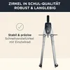 CALCUSO Geometrie Set PRO – Türkises Mäppchen mit Zirkel, Produktbild-Vorschau 3