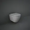 Hängendes WC RAK Ceramics Feeling, grau, matt, OHNE WC-SITZ Produktbild-Vorschau 3