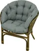 AMPO Cuscino per sedia Bahamas in rattan, sedia da Anteprima dell’immagine prodotto 1