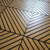 3D Wandpaneel 50x50 cm in Schwarz & Eiche – dekorative Produktbild-Vorschau 3