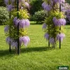 Gerdo | Garten Pergola 240 cm Schwarz – Metall Rankhilfe Produktbild-Vorschau 5