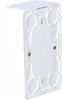 The back of a white electrical surface-mount box is shown. Náhľad obrázku produktu