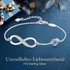 S&T DESIGN Bracciale d'argento Bracciale infinito Donna Anteprima dell’immagine prodotto 4