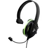 A black and green gaming headset with a microphone is shown against a white background. Produktbild-Vorschau