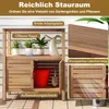 COSTWAY Table à plantes, armoire de jardin en bois, armoire Voir les images du produit 6