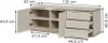Lowboard Vicco Linette Cashmere 135 x 48.6 cm mit 2 Türen Produktbild-Vorschau 2