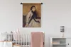 MuchoWow® Wandteppich Wandbehang Porträt einer Frau in Grau Produktbild-Vorschau 2