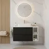 RODAN | Mobile Sotto Lavabo - Nero e Bianco - 80 cm - Con Anteprima dell’immagine prodotto 4