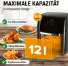 GOURMETmaxx XXL Heißluftfritteuse 12 Liter Fritteuse Produktbild-Vorschau 4