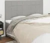 vidaXL Kopfteile 4 Stk. Hellgrau 90x5x78/88 cm Stoff - Produktbild-Vorschau 2