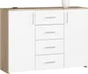 Kommode AKORD K45 Sonoma-Eiche 110 cm 2 Türen 4 Schubladen Produktbild-Vorschau 1