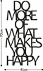Wallity, Do More Of What Makes You Happy, 41 x 70 cm, Produktbild-Vorschau 6