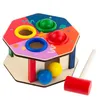 Montessori Hammer Spiel Holzhammer + Hammerschlag Bunt Produktbild-Vorschau 7