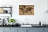 MuchoWow® Poster Weltkarte - Retro - Zeitung 60x40 cm - Produktbild-Vorschau 3