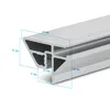 Pool Kombi Handlauf Aluminium oval 320 x 600 cm Stahlwand Produktbild-Vorschau 2
