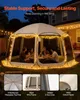 VEVOR Campingzelt, 457,2x420,6x245 cm, Partyzelt für 12–15 Produktbild-Vorschau 5
