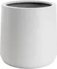 VIVANNO Blumentopf Fiberglas VEKRA Rund, Weiß matt - 42x40 Produktbild-Vorschau 1
