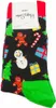 Happy Socks Bring It On Sock, kerstpret op zwart Produktbild-Vorschau 4